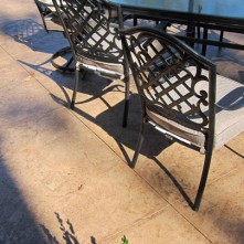 Stamped and Textured Concrete Patio