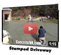 Stamped Driveway